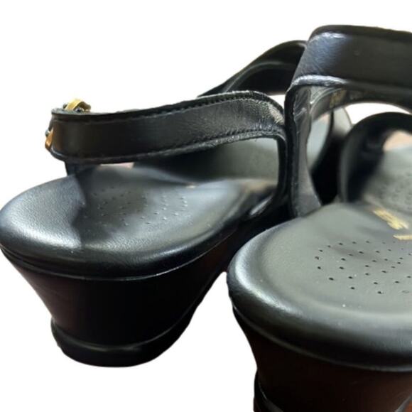 SAS TRIPAD CARESS LEATHER WEDGE SANDALS SIZE 8 1/2 - Picture 6 of 6
